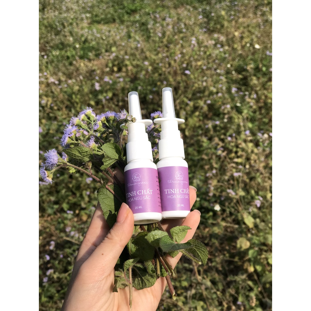Xịt mũi tinh chất hoa ngũ sắc GreenLab ngừa viêm xoang, viêm mũi, nghẹt mũi 20ml