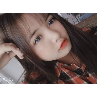 Lens xanh tây blue giãn tròng 14.5mm 0 độ