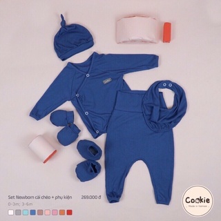Cookie- Bộ sơ sinh cài chéo