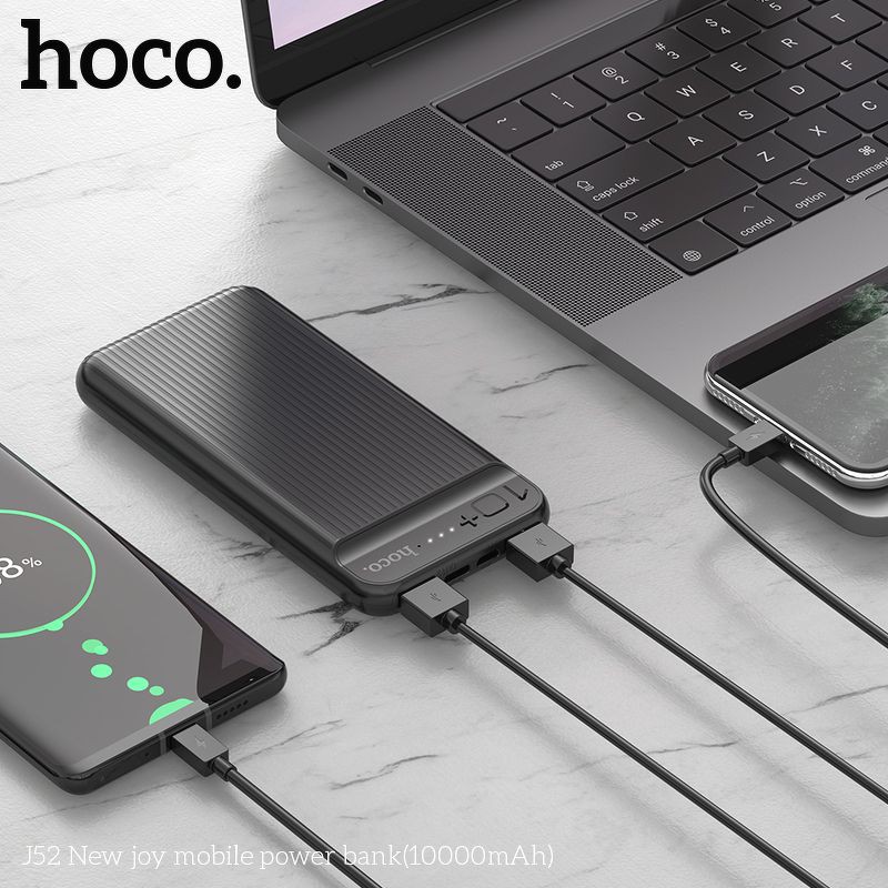 Sạc Dự Phòng CHÍNH HÃNG Hoco J52 Bản Nâng Cấp ✔10000mAh