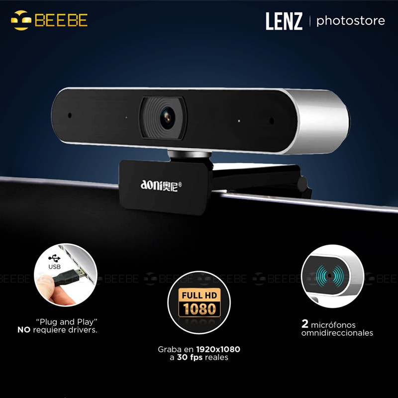 Aoni A30 - Webcam Họp Trực Tuyến Góc Rộng 92 Độ, Livestream FullHD 1080p 30fps, Lấy Nét Nhanh 0.7s | BigBuy360 - bigbuy360.vn