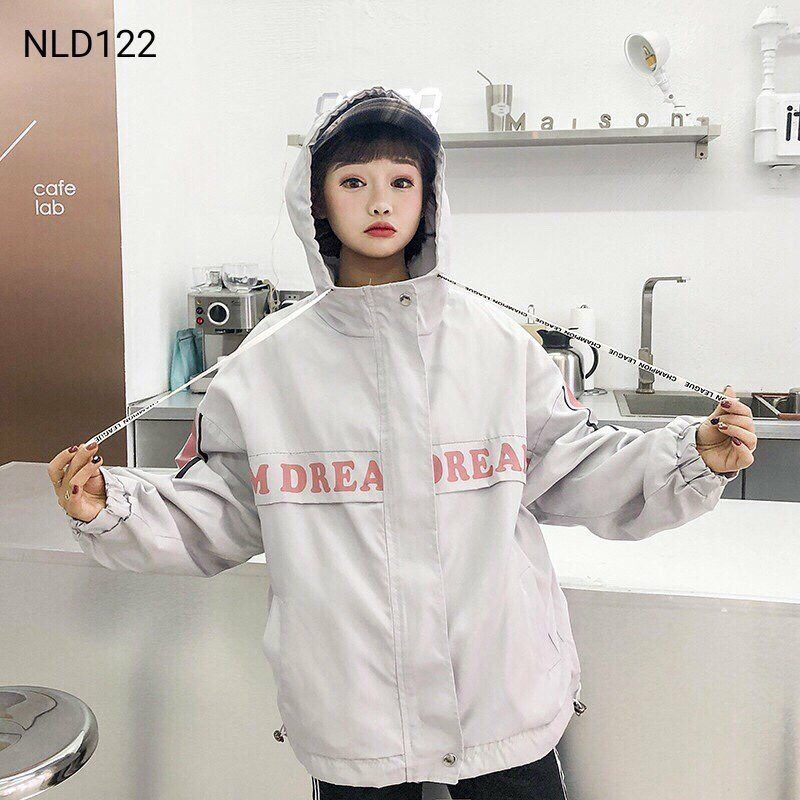 Áo Khoác Nữ Dù 2 Lớp Mẫu Mới Giấu Kéo Có Nón Hàn Quốc 2018 | BigBuy360 - bigbuy360.vn