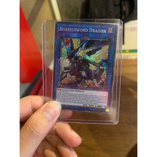 Lá bài thẻ bài Yugioh Borrelsword Dragon - Secret Rare - Tặng bọc bài nhựa bảo quản