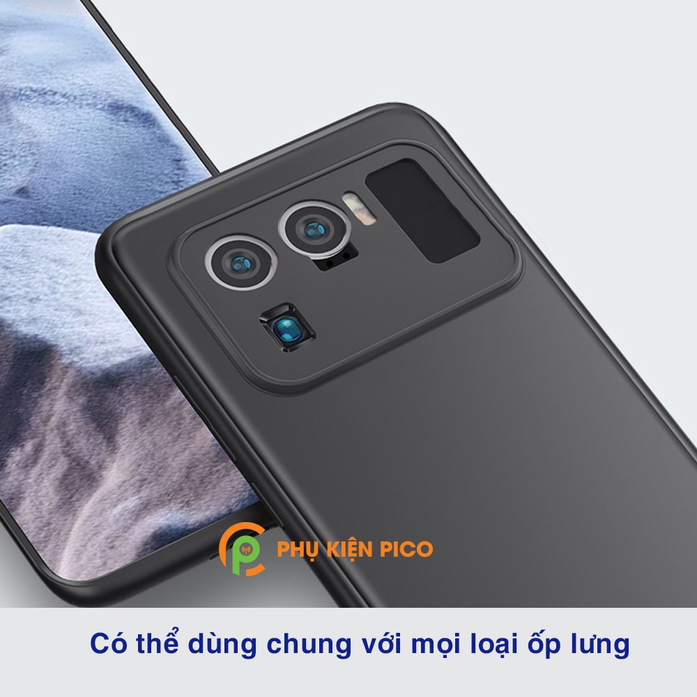 Dán màn hình Xiaomi Mi 11 Ultra PPF cao cấp dẻo vân mờ chống bám vân tay - Dán dẻo Xiaomi Mi 11 Ultra