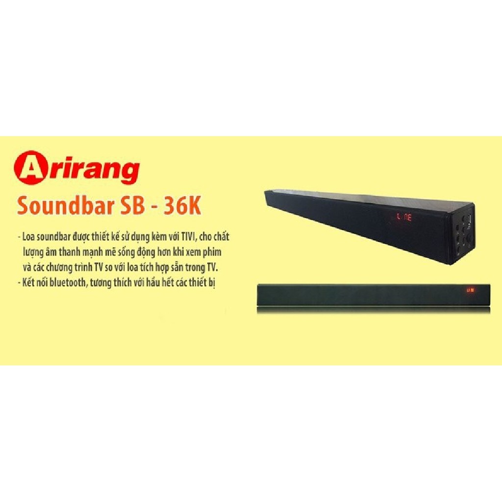 Loa Soundbar Arirang SB-36K - Hàng chính hãng