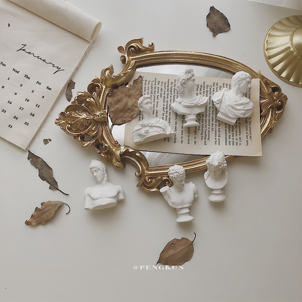 10 đầu tượng bán thân cỡ nhỏ làm đồ trang trí