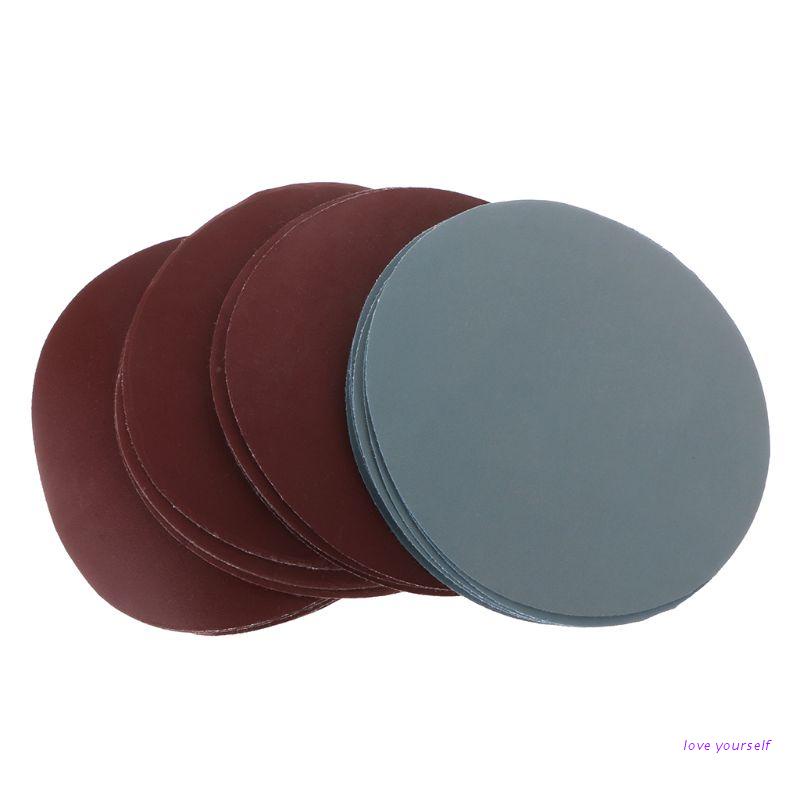 Set 25 đĩa giấy nhám tròn 5" 1000 1500 2000 2500 3000 Grit