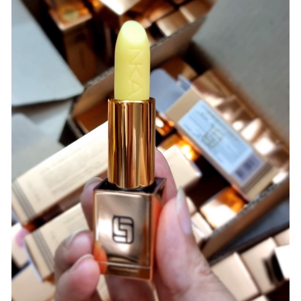 Son dưỡng Nhật Kim Anh Vỏ Vàng Tráng Gương mới - Golden Velvet Lipbalm