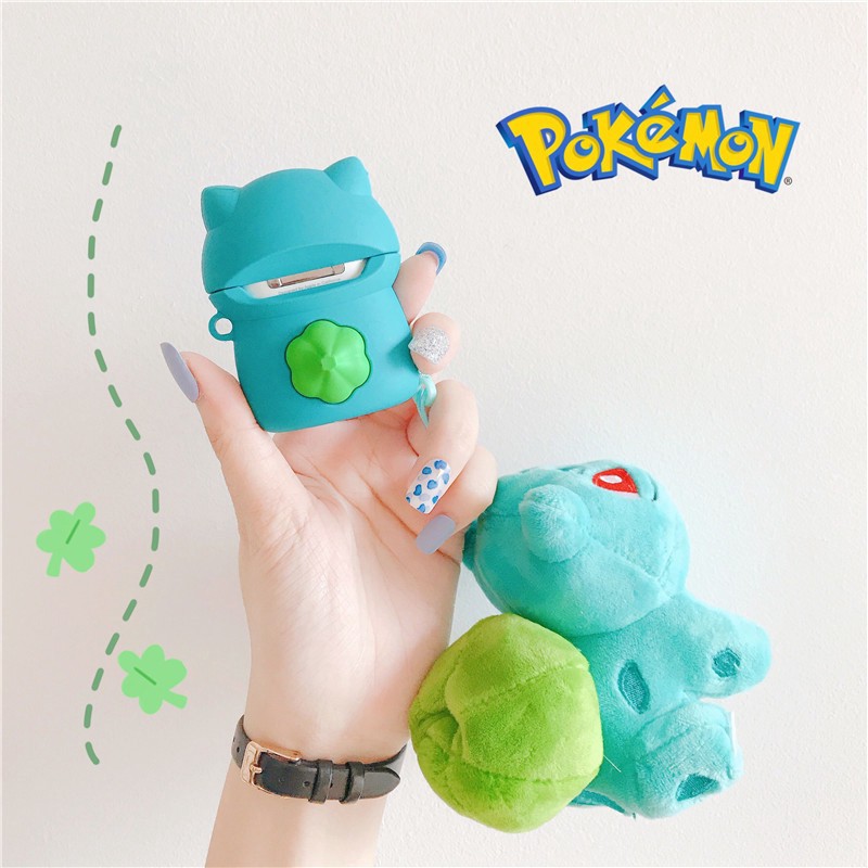 Airpods Case Pokemon Pikachu Eevee Squirtle Charmander Togepi Bulbasaur Apple Wireless Bluetooth Headset i11 i12 inpods