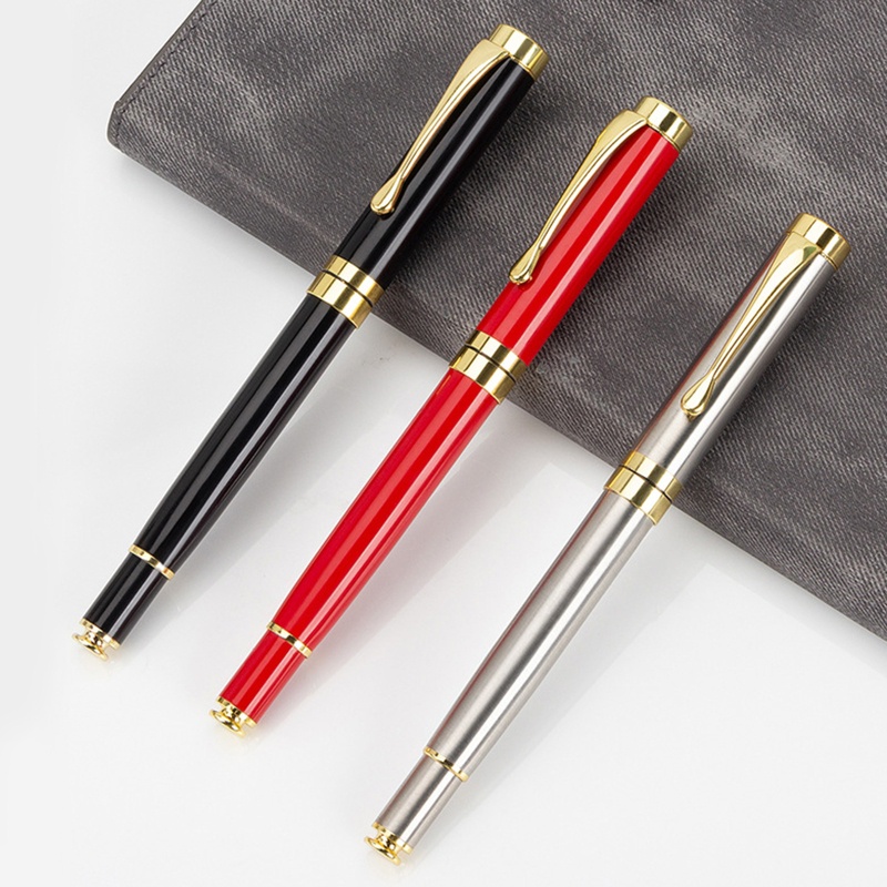 Bút Mực Đen Nhanh Khô Bằng Kim Loại Dùng Làm Phần Thưởng Cho Nam