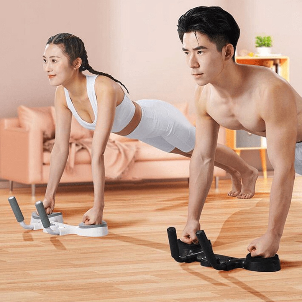 ▶️ Thiết bị tập cơ bụng có màn hình LCD Display Multi-Function Plank Trainer Foldable