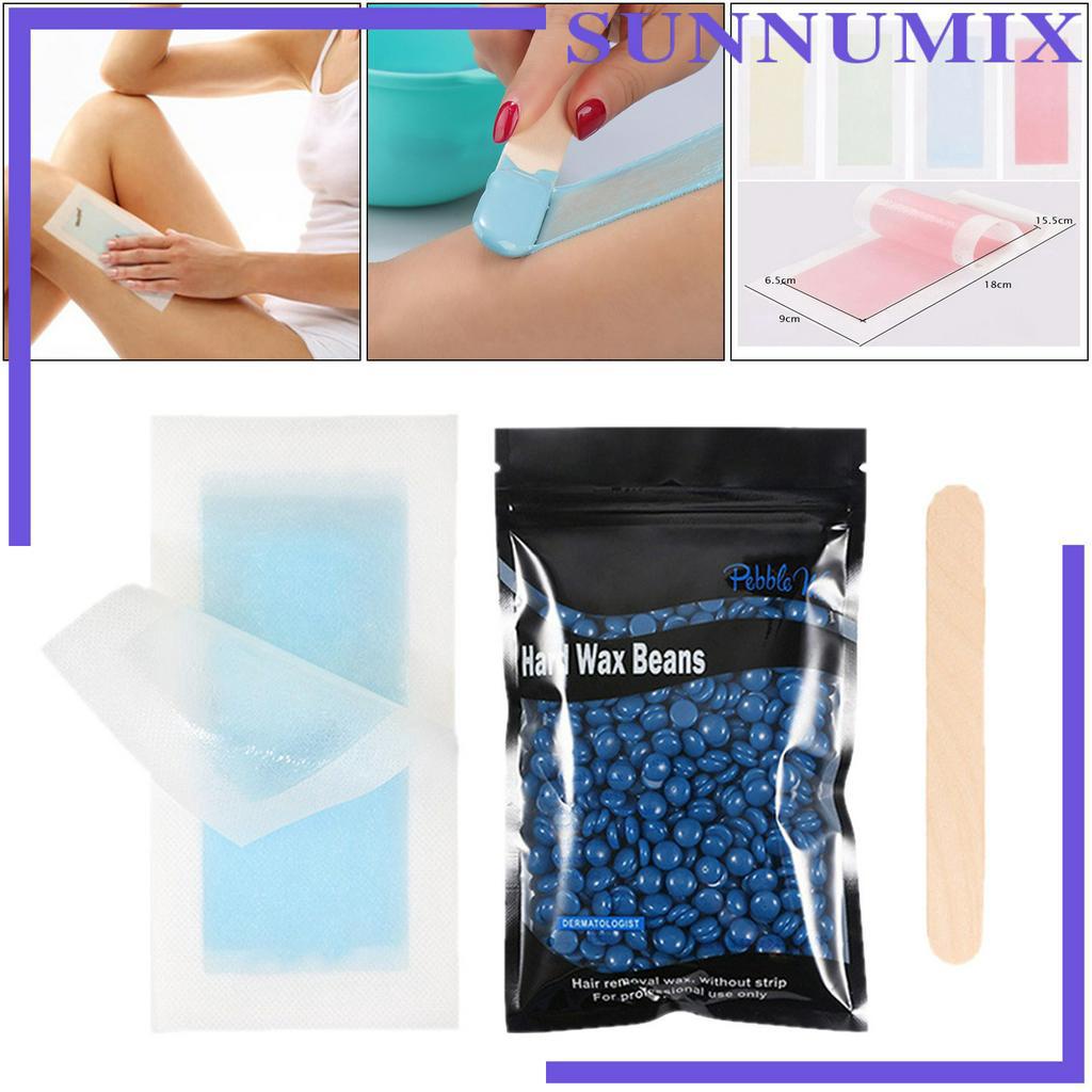 [Hàng mới về] Bộ 100g Hạt Sáp Cứng Tẩy Lông Dành Cho Nam Và Nữ