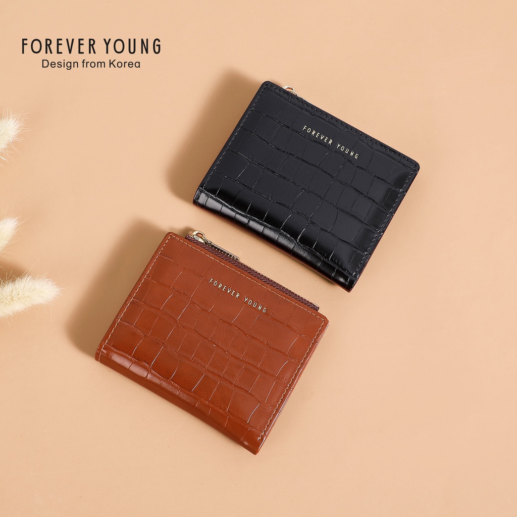 Ví nữ mini cầm tay cao cấp Forever Young xinh xắn không thấm nước MS11