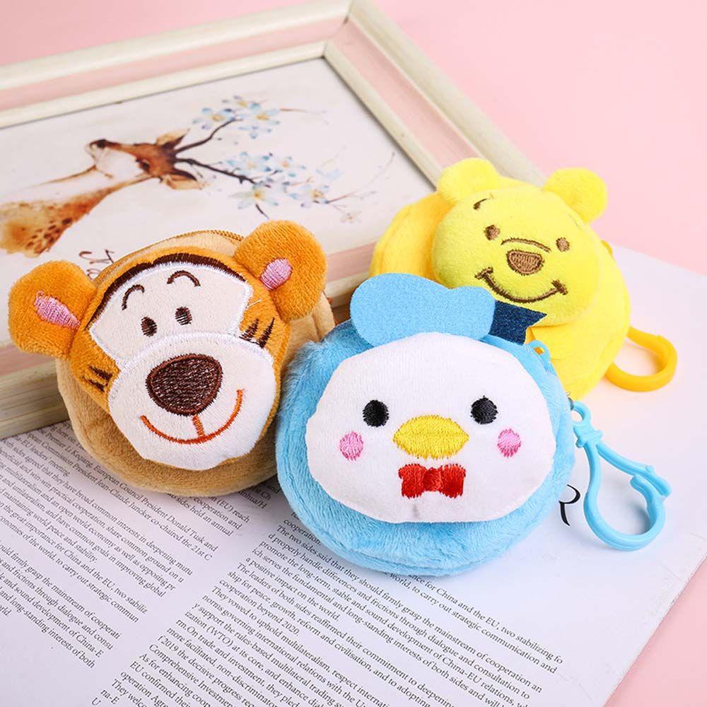 Túi Đựng Tai Nghe / Tiền Xu Phủ Bông Mini Dễ Thương