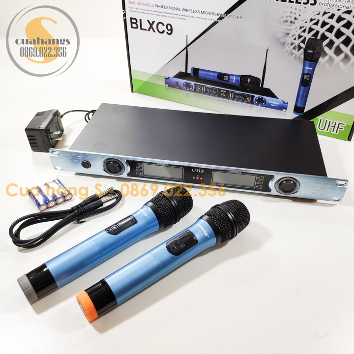 Bộ 2 micro không dây karaoke chuyên dụng BLX9C