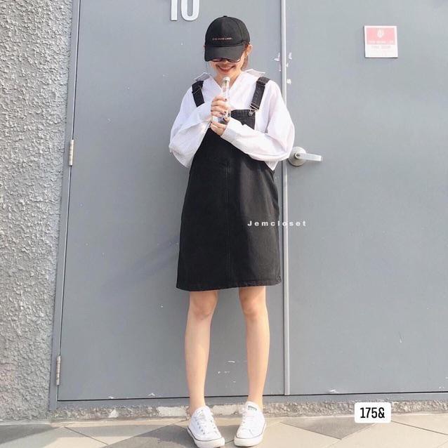 Yếm kaki - 2 màu trắng & đen hình thật 93 | BigBuy360 - bigbuy360.vn