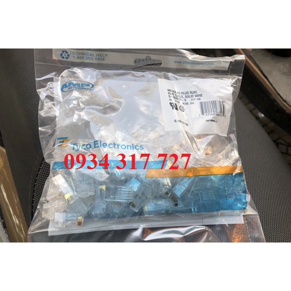 Đầu bấm hạt mạng cat6 AMP loại tốt
