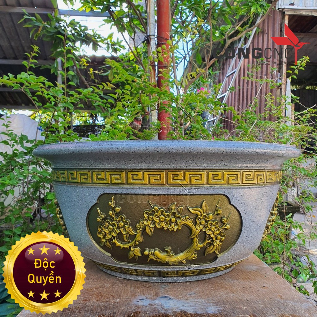 KHUÔN ĐÚC CHẬU TRÒN ABS 60CM KHÔNG ĐÔN