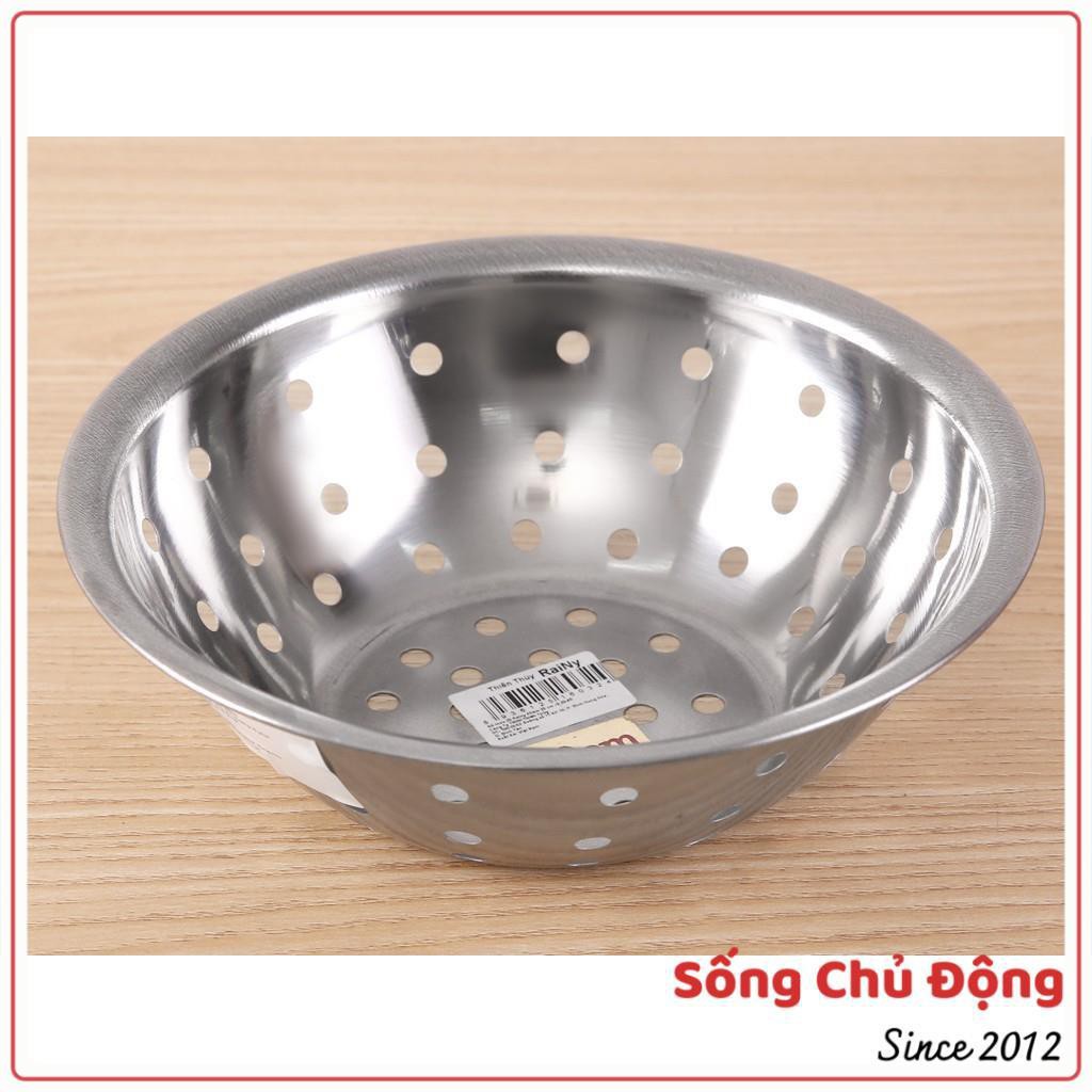 Rổ inox tròn Rainy RNR0-4D, rổ inox hàng Việt Nam xuất khẩu, bao xài trong 5 năm