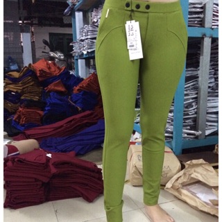 Quần cotton dài lưng thun