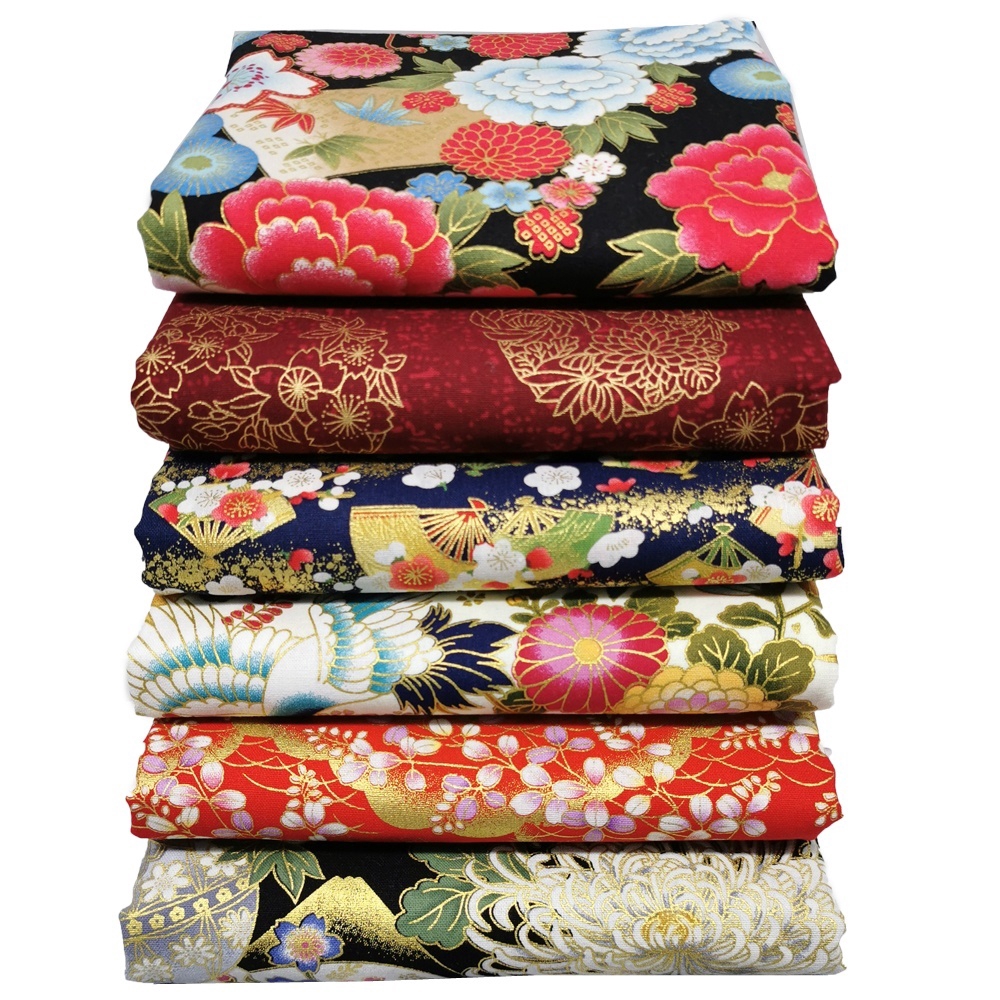 Tấm vải 100% cotton phong cách vintage 35*50cm dành cho may vá DIY