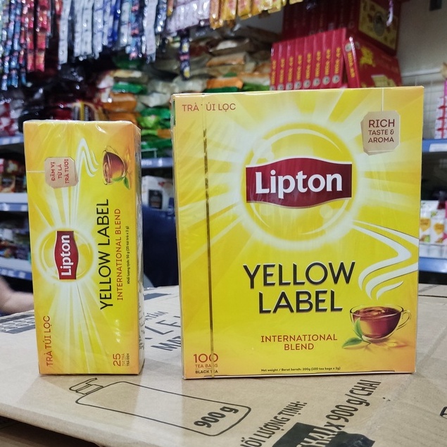 Trà Lipton Túi Lọc hộp  25 gói /100 gói
