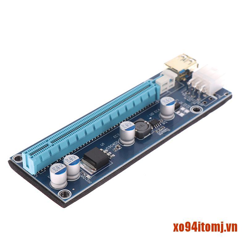 Card Mở Rộng Pcie Ver009S Usb 3.0 Pci-E Riser Express 1x Sang 16x Cho Btc M | BigBuy360 - bigbuy360.vn