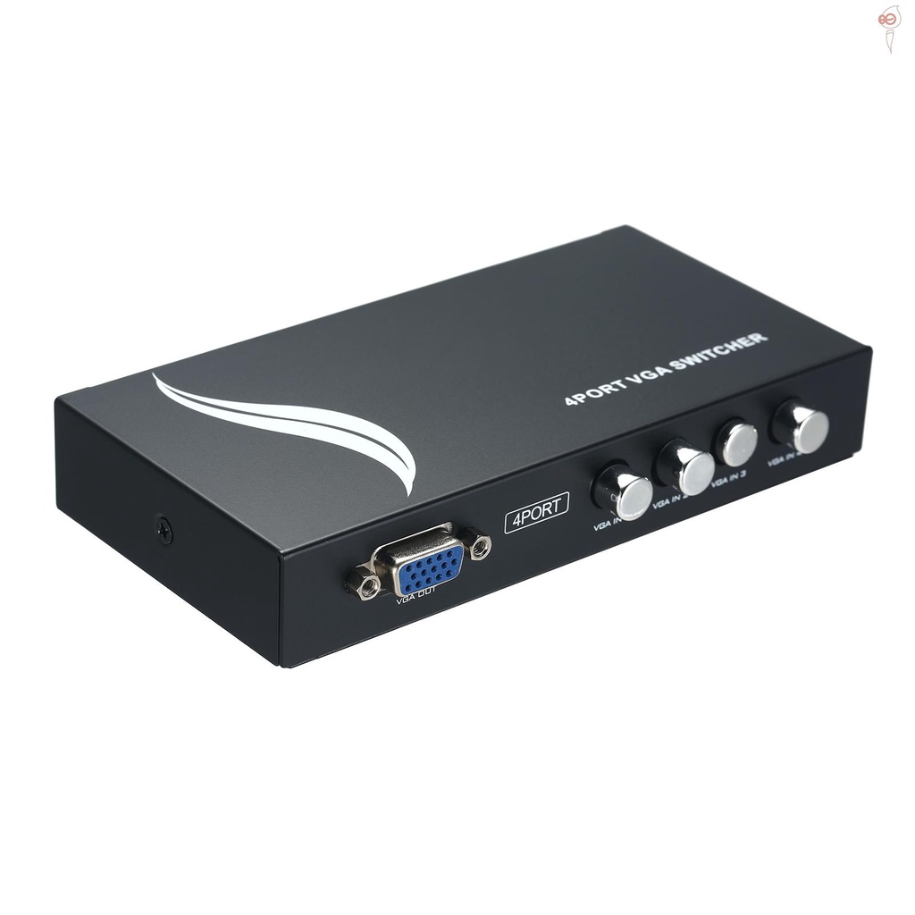 Bộ Chia 4 Cổng VGA 1-Out Cho Màn Hình LCD PC TV 1920x1440 | BigBuy360 - bigbuy360.vn