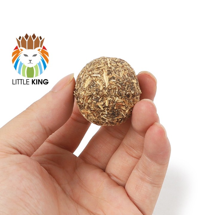 Đồ chơi Bóng Catnip cho mèo, bạc hà mèo giúp mèo thư giãn Little King pet shop