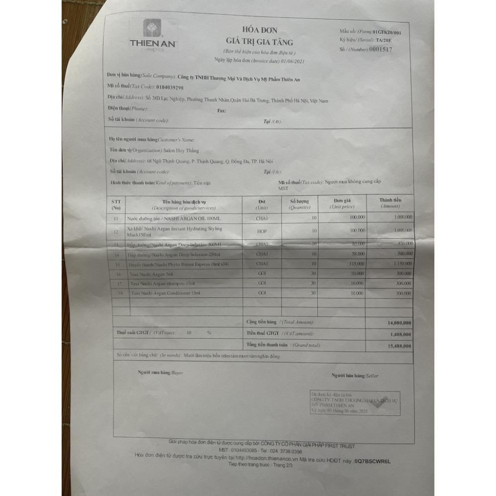 DẦU GỘI XẢ PHỤC HỒI HƯ TỔN NASHI ARGAN 200ML