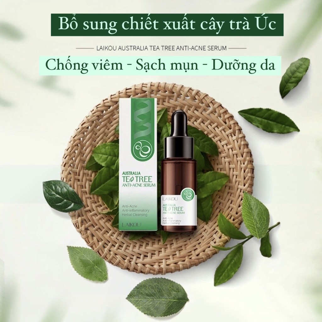 Serum Tràm Trà Úc Hỗ Trợ Giảm Mụn