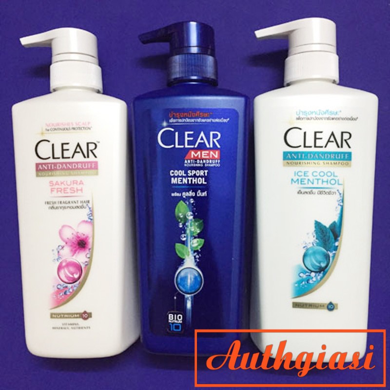 Dầu gội Clear Thái Lan 450-480ml