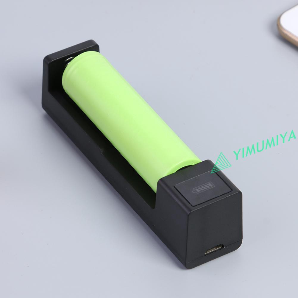 YI 18650 Battery Quick Charging Charger Portable USB Lithium Battery Charger