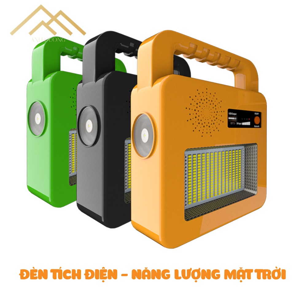 Đèn Tích Điện Năng Lượng Mặt Trời Đèn Dự Phòng Mất Điện Khẩn Cấp Đèn Led Chiếu Sáng Di Động Ngoài Trời Đèn Cắm Trại