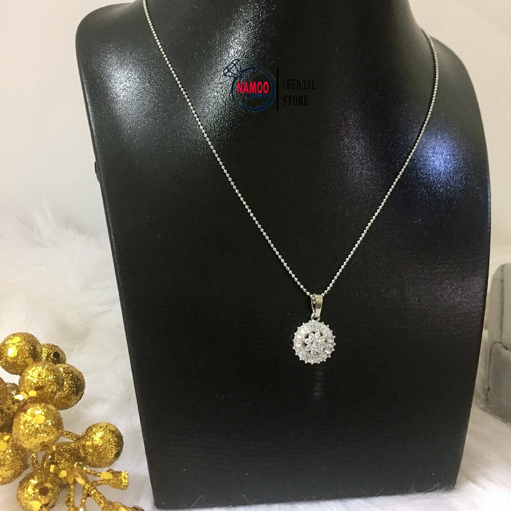 Dây Chuyền Bạc V812 Daisy Flower Nữ Namoo Jewelry