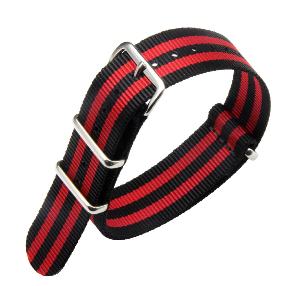 Dây đeo Nato Zulu Dây đeo cổ tay 18mm Watchband 20mm Dây đeo Canvas 24mm Watch Nylon Dây đeo cho phụ nữ DW Series