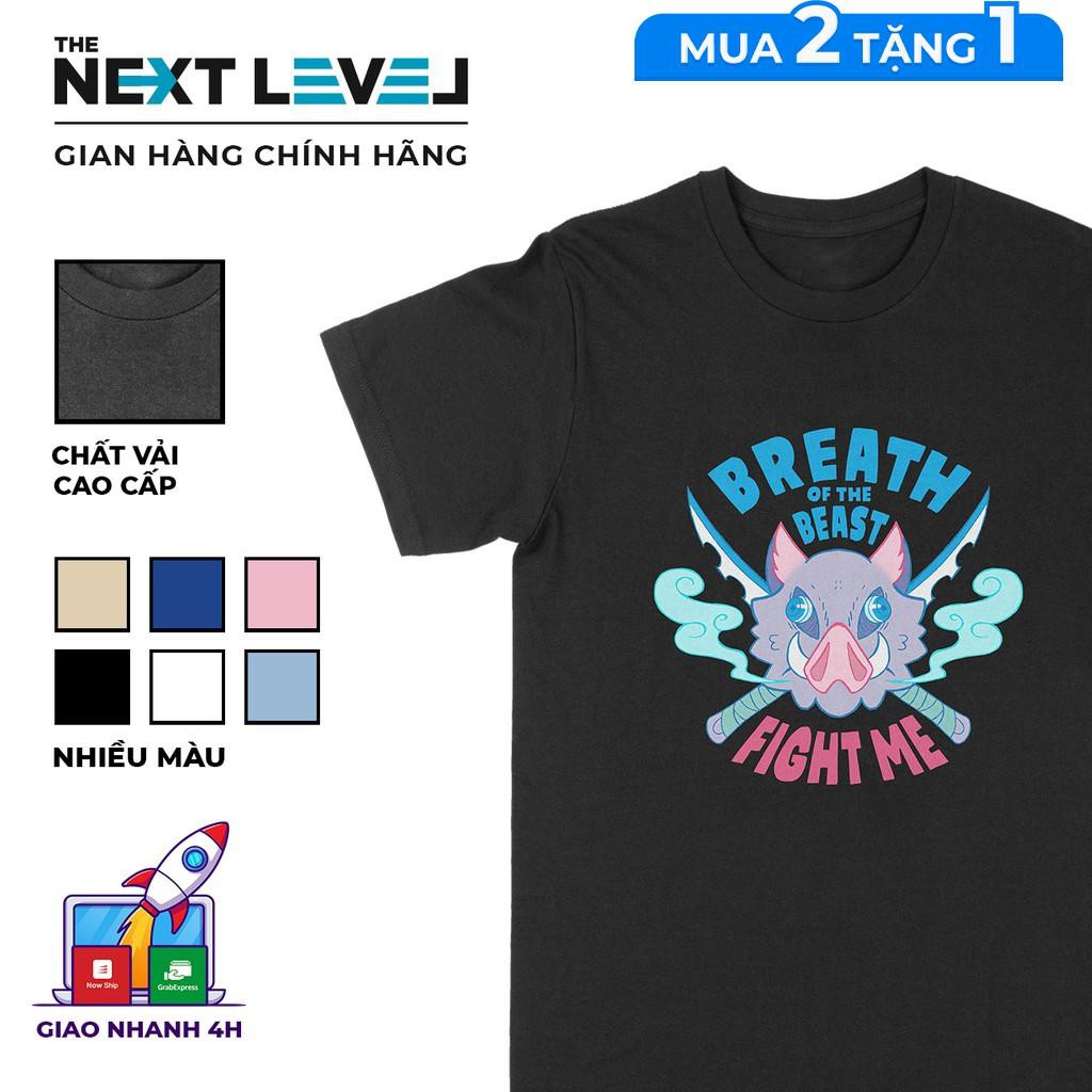 Áo thun Inosuke - Beast Breathing Unisex THE NEXT LEVEL, Cotton 100% 6 màu nam nữ - BT0130