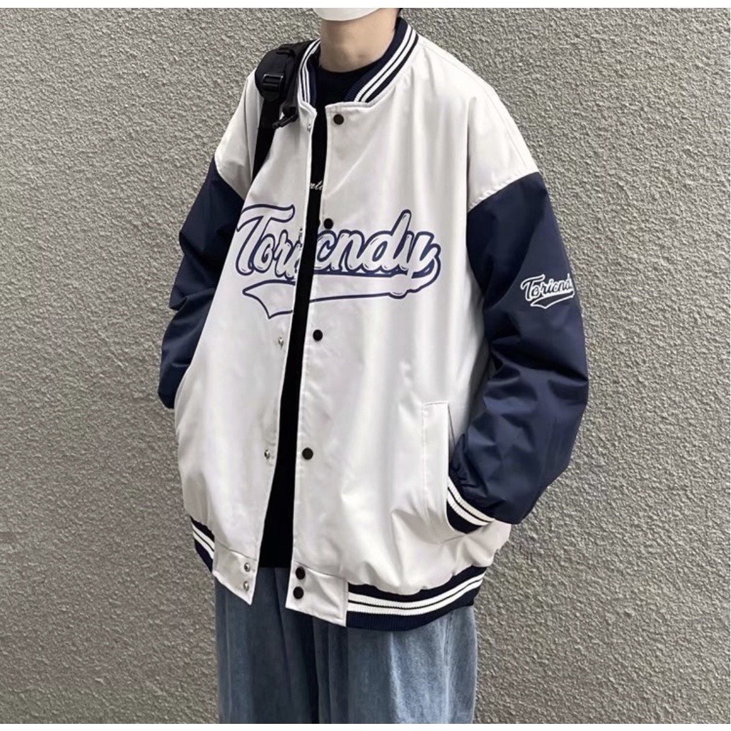 Áo bomber , áo gió 2 lớp dày dặn in chữ TORYTENDY cực hót cho nam nữ