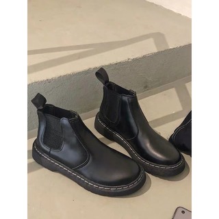 Boot đen nữ cổ điển phong cách Hàn Quốc