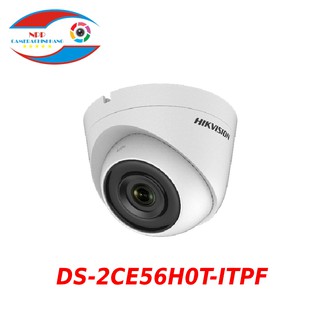 Camera Dome 4 in 1 Hồng Ngoại 5.0 Megapixel HIKVISON DS-2CE56H0T-ITPF - Hàng Chính Hãng