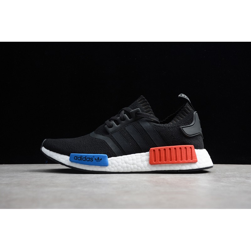 【With shoe box】Giày NMD R1 Đen Đỏ Xanh Dương uy tín 2020