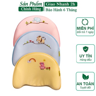  Gối Cao Su Non, Gối Chống Bẹp Đầu, Méo Đầu, Nghẹo Cổ Cho Trẻ Sơ Sinh