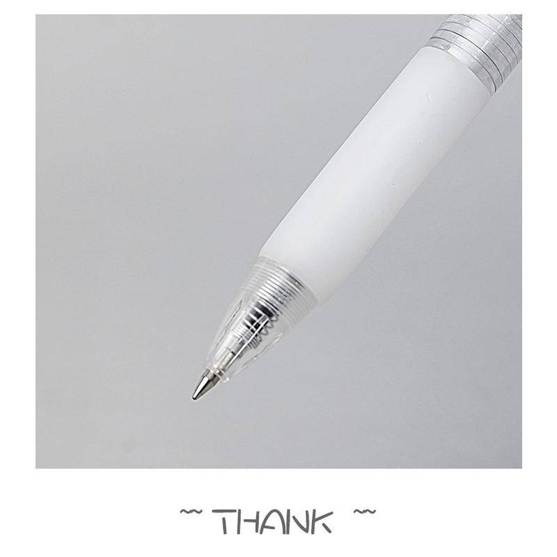 Bút mực Gel nghệ thuật màu đen trong suốt 0,5 inch