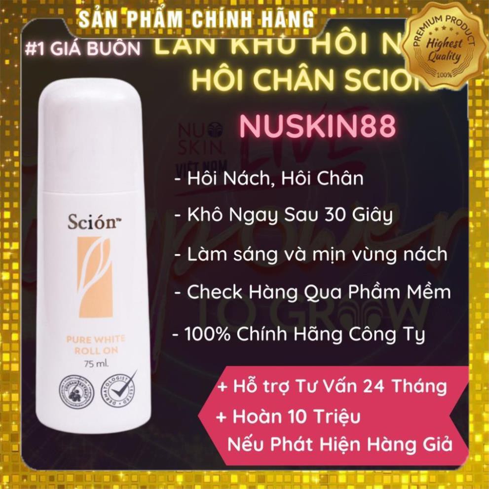 Lăn Khử Mùi NuSkin Scion Pure White Roll