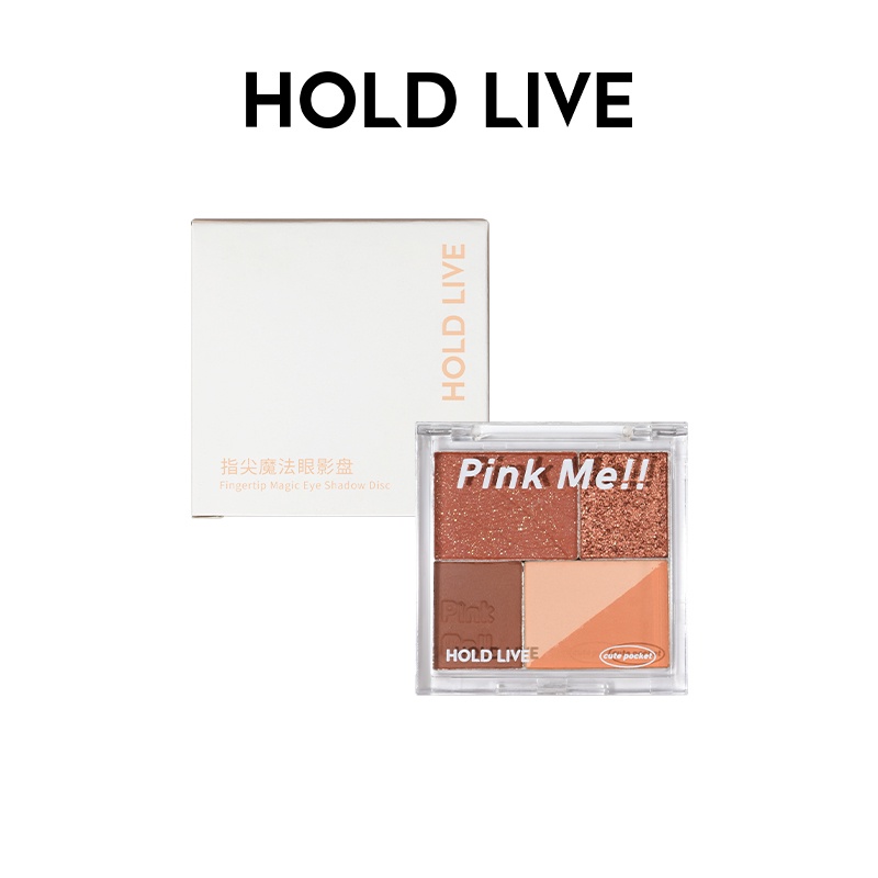 Bảng Phấn Mắt Hold LIVE 5 Màu Ánh Ngọc Trai Siêu Mịn