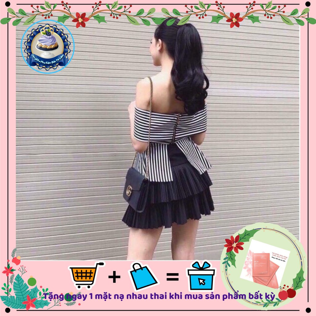 Chân váy xếp ly 🍍FREESHIP🍍 chân váy ngắn xếp ly 2 tầng