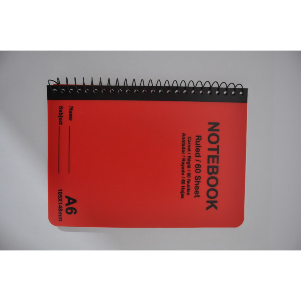Sổ Gáy Lò So Bìa Nhựa A6 Uncle Bills SP0008