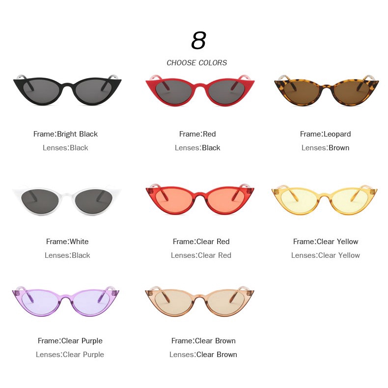 Kính mát mắt mèo SAMJUNE phong cách cổ điển thanh lịch dành cho nữ