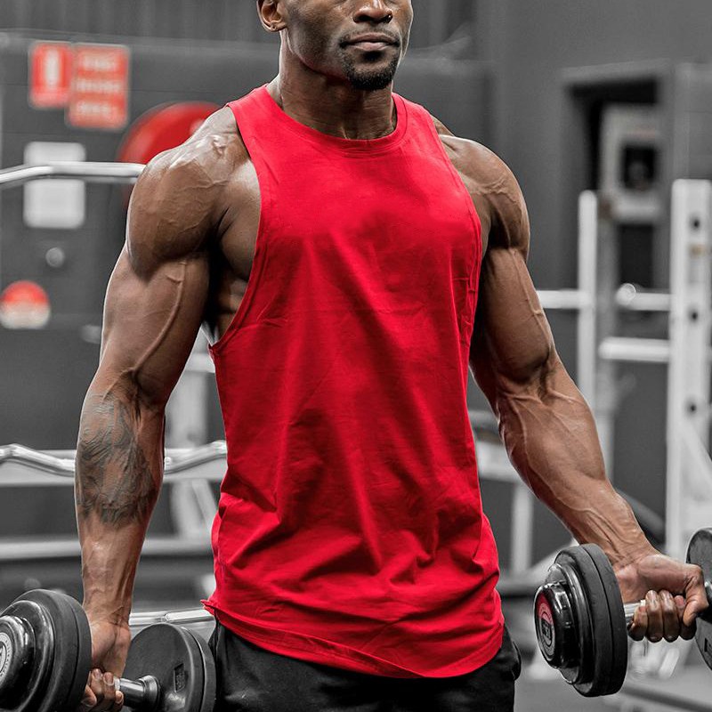 Áo thun 3 lỗ thể thao màu trơn thời trang Hàn Quốc dành cho nam