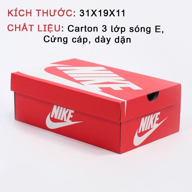 [COMBO 10 HỘP KÈM BILL] Hộp Giày Nike, Box Đựng Giày Giá Rẻ